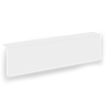 Накладка с подсветкой прямая высокая на 2 модуля О.R-F.MP.V-158 Onix О.R-NP.V-158.2.S 2700x327x674