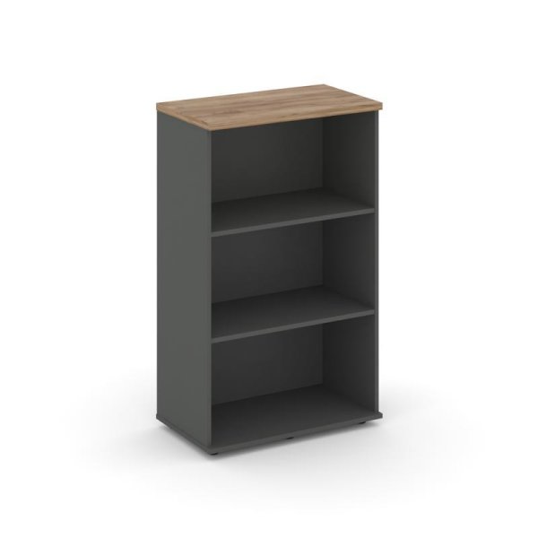 Тумба опорная/приставная SN.TOP-051 (600х400х1150) (Антрацит/Дуб Табак)