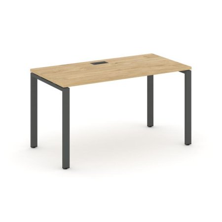 Стол письменный SN-6P.SP-002 (1180х600х750) (Тиквуд Светлый/Металл Антрацит)