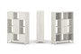 Набор стеллажа 1 сторонний, 4 яруса SN.NS-431 (1121х400х1615)