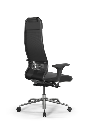 Кресло для руководителя Метта SynchroSit 10 B1-115D - X2+Extra /Um00/Wm12/D02P(M23.B23.G18.W02) (Черный)