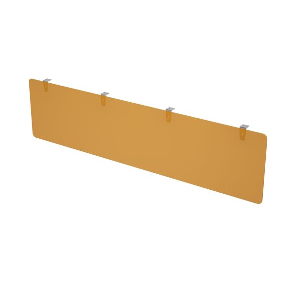 Экран подстольный оргстекло Gloss 9НЭК.120.1 Оранжевый 1400x4x400 (Ivory)