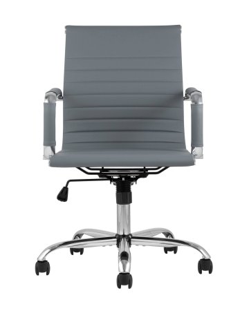 Кресло офисное TopChairs City S серое (Компьютерное кресло City серый)