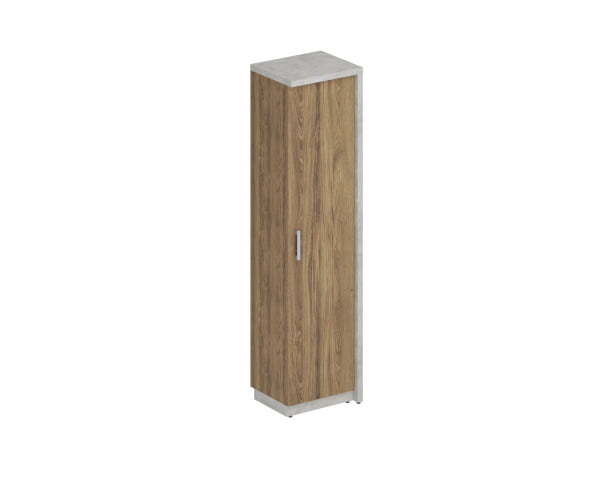 Шкаф (Комплект № 6 Wood&Stone СФ-534502 + СФ-535105 537x454x2083 (Дуб Чарльстон/Бетон Чикаго)