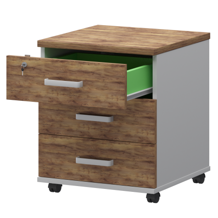 Тумба подкатная Смарт СМТ-3ПЦ Тип2 434x450x620