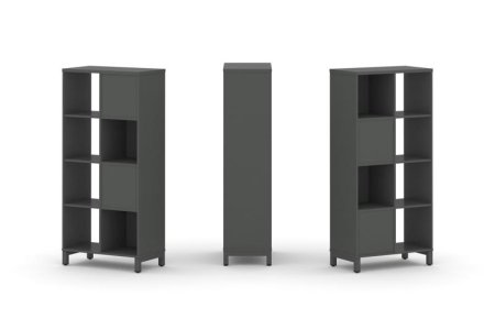 Набор стеллажа 2-х сторонний, 4 яруса SN.NSD-421 (754х400х1615)