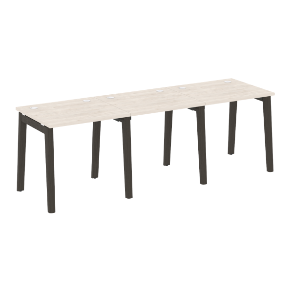 Рабочая станция на деревянных опорах Onix Wood OW.RS-3.0.7 2340x720x750