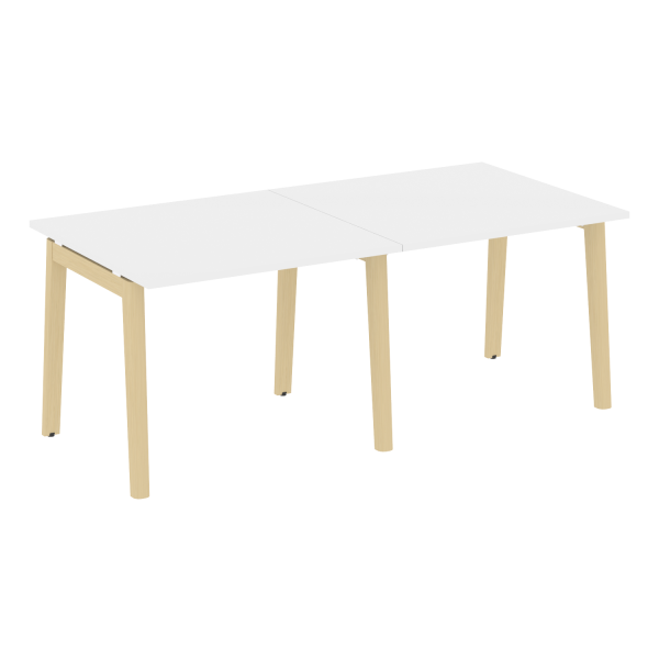 Стол переговорный на деревянных опорах Onix Wood OW.PRG-2.1 1960x980x750