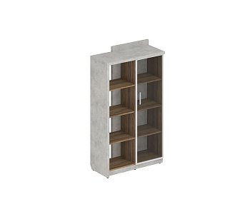 Шкаф (Комплект № 4 Wood&Stone СФ-534102 + СФ-535514 1037x454x1770