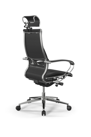 Кресло для руководителя Метта Samurai B2-10K - Infinity /Kc06/Nc06/K2cL/H2cL-3D(M26.B32.G25.W03) (Черный)