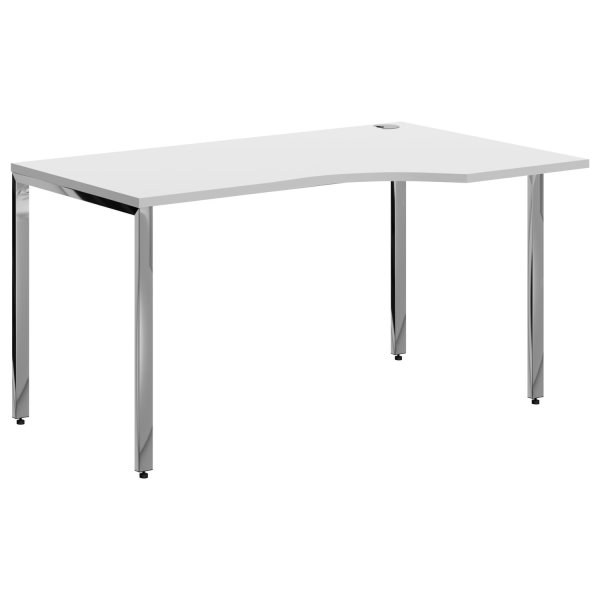 Стол письменный Xten Gloss XGCET 149.1 R 1400x900x750 (Белый)