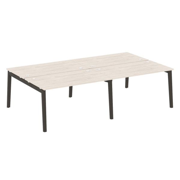Рабочая станция на деревянных опорах Onix Wood OW.D.RS-4.3.8 2760x1635x750
