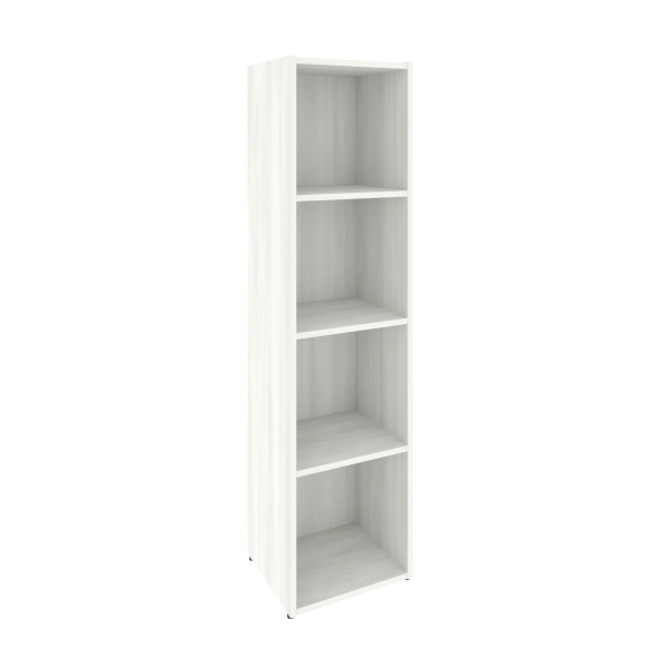 Модуль основной 4 ячейки Locker Plus LK.OM-4 408x350x1593 (Снежная Патина)