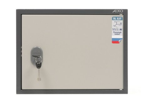 Бухгалтерский шкаф AIKO SL-32Т (Графит/Светло-серый)