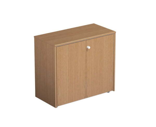 Шкаф для бумаг закрытый Profiquadro КВ 305 БВ 940x460x840 (Белый премиум / Вишня скандинавская)