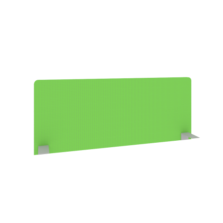Экран тканевый Slim С.ТЭКР-4 Ткань зеленая/крепление серое 1090x450x22