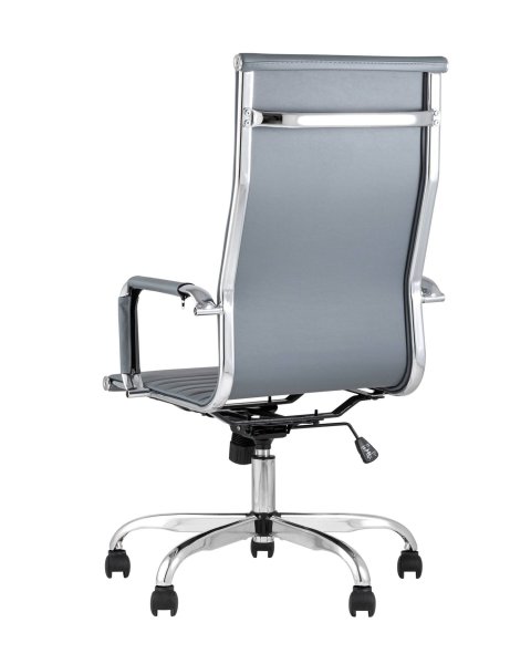Кресло руководителя TopChairs City серый (Компьютерное кресло City серый)