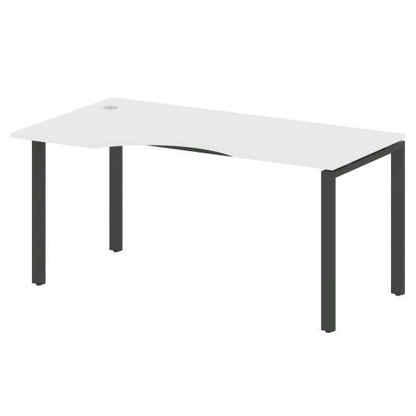 Стол криволинейный левый Metal System Style БП.СА-1 Л 1600x900x750