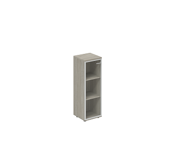 Шкаф средний со стеклом Wing WN.812.OL.AL.L 400x400x1200