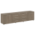 Тумба модульная в кабинет руководителя серии LT-TS 4.3 2200x450x580