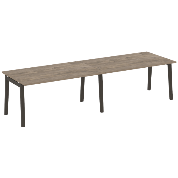 Стол переговорный на деревянных опорах Onix Wood OW.PRG-2.4 3160x980x750