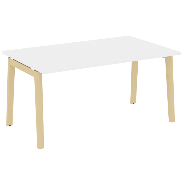 Стол переговорный на деревянных опорах Onix Wood OW.PRG-1.4 1580x980x750