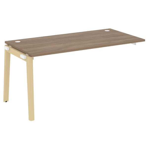 Наборный элемент рабочей станции на деревянных опорах Onix Wood OW.1.NRS-4.8 1580x800x750