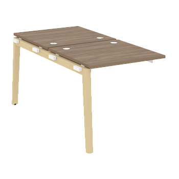Наборный элемент рабочей станции на деревянных опорах Onix Wood OW.2.NRS-0.8 780x1635x750