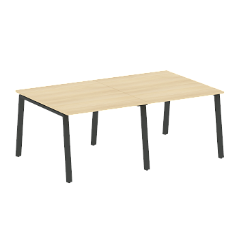 Стол для переговоров (2 столешницы) на А-образном м/к Metal System Style БА.ПРГ-2.1 2000x1235x750