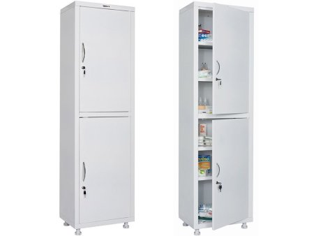 Медицинский шкаф HILFE МД 1 1657/SS (Белый)