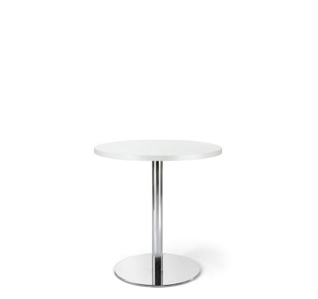 Стол 60/75 CAFE 60x75 W3 600х600х755 (Белый/Хром)