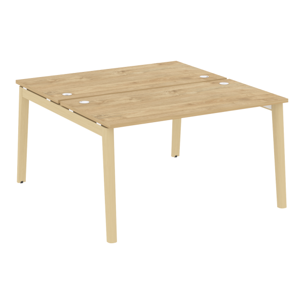 Рабочая станция на деревянных опорах Onix Wood OW.D.RS-2.3.7 1380x1475x750