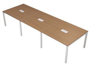 Стол для переговоров с кабель-каналом Profiquadro КВ 125 БВ 3600x1200x760
