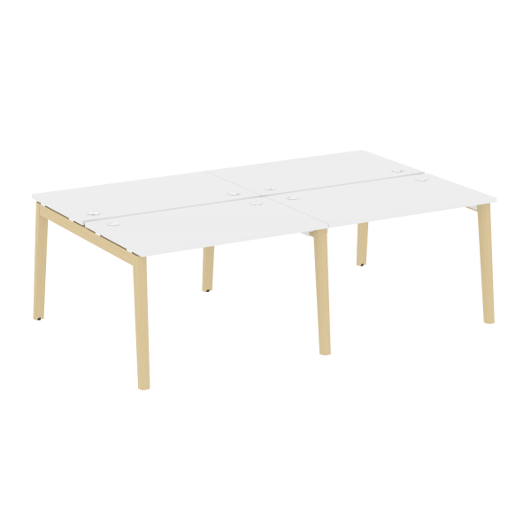Рабочая станция на деревянных опорах Onix Wood OW.D.RS-4.2.7 2360x1475x750