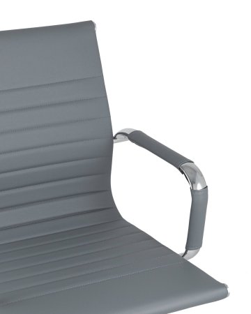 Кресло офисное TopChairs City S серое (Компьютерное кресло City серый)