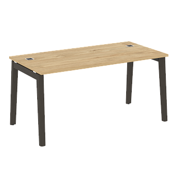 Стол руководителя на деревянных опорах Onix Wood Direct OW.SRR-4.8 1580x800x750