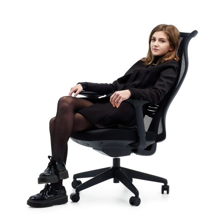Офисное кресло King-11 Sinchrocomfort Black (Черный)
