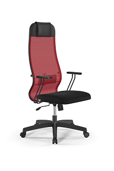 Кресло для руководителя Метта Sit 10 B1-111T - X2+UMF(X1) /Ub00/Wh00/T1bp-b(M09.B02.G15.W01)