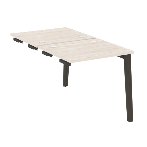 Стол-приставка двойной на деревянных опорах Onix Wood OW.D.SPR-0.7 780x1475x750