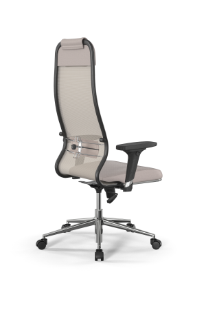 Кресло для руководителя Метта Sit 10 B1-115D - X2+Extra /Um00/Wm12/D02P(M09.B23.G18.W01) (Светло-бежевый)