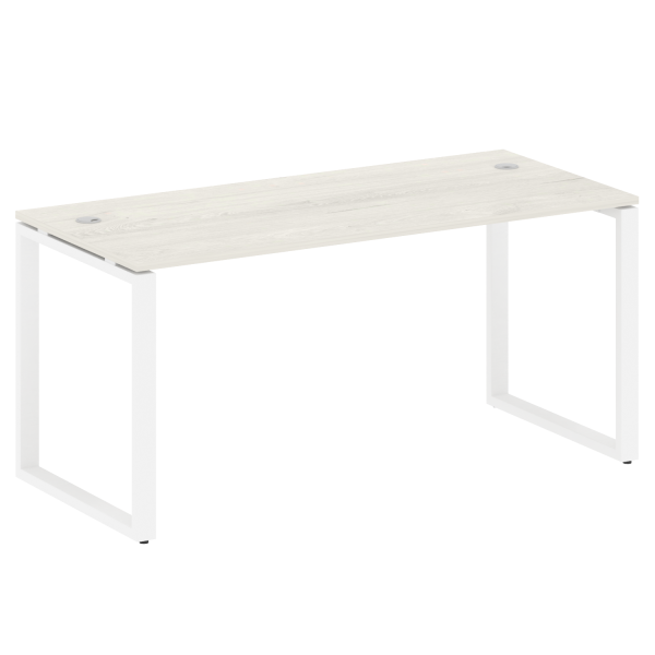 Стол письменный Metal System Style БО.СП-4 1600x720x750 (Дуб Наварра/Белый металл)