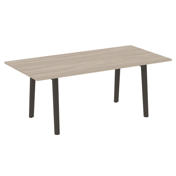 Стол переговорный на деревянных опорах Onix Wood Direct OW.PRG-19 1980x980x750