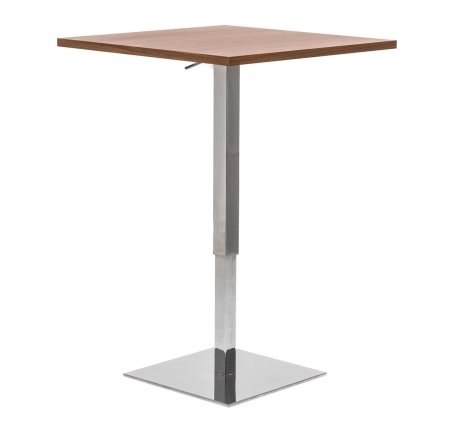 EXE Стол для переговоров Sit-to-Stand 75 (Орех/Хром металл)